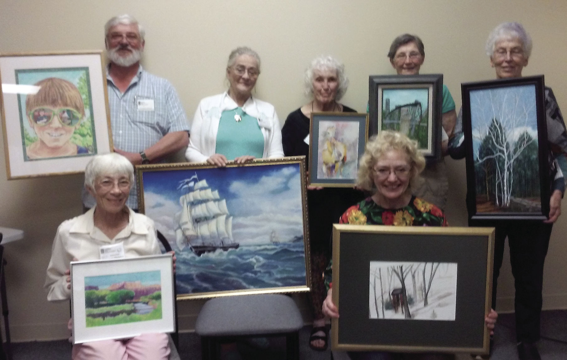 May Lakes Region Art Association artists of the month